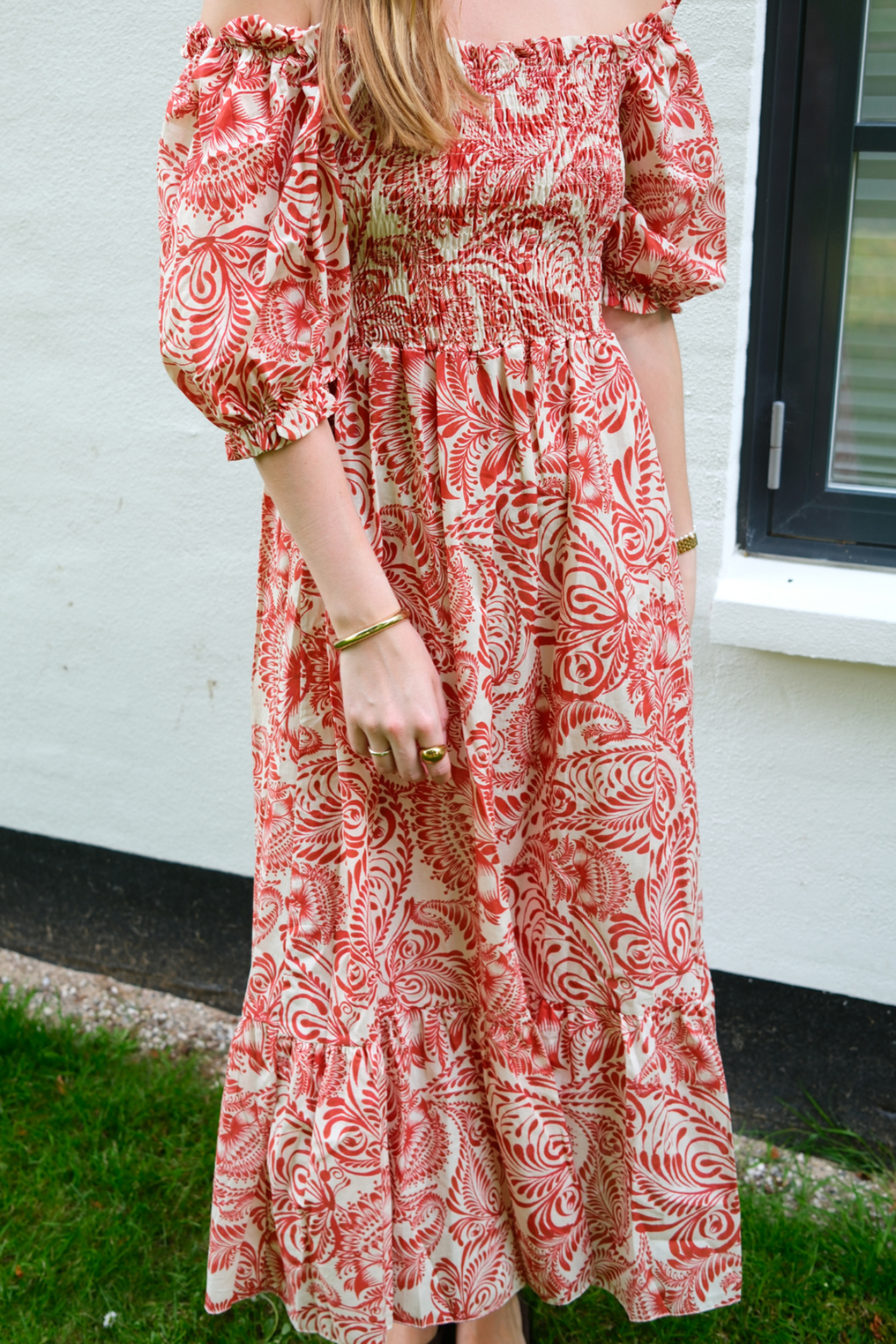 Lia suknelė - raudona