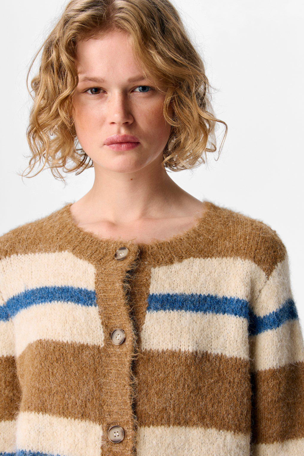 „Galia Knit Cardigan“ - Tannin melange