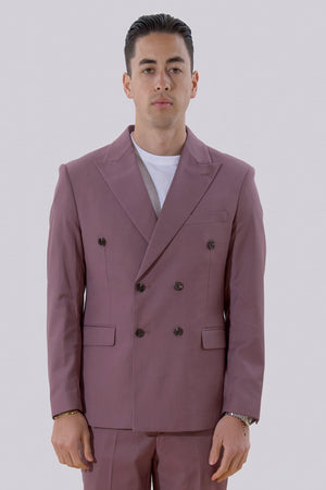 Klasikinis švarkas – violetinė
