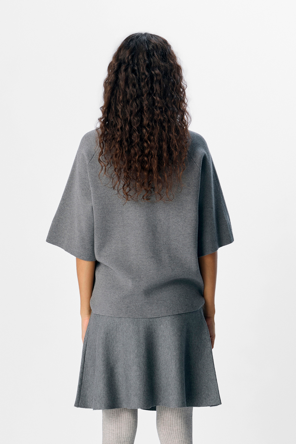 Reynard 2/4 megztas megztas - vidutinio pilkos spalvos melangas