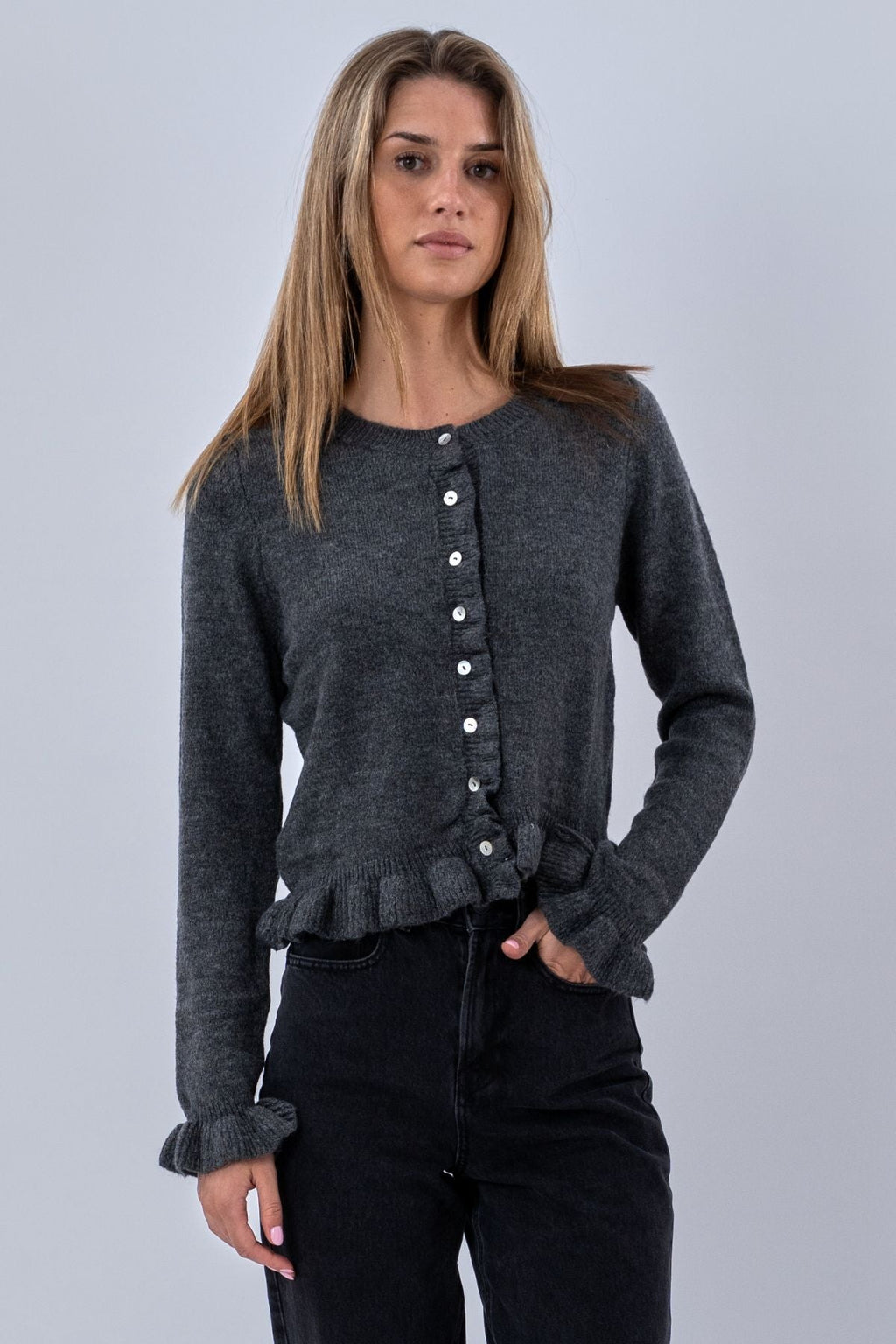 Flora Cardigan - Grey