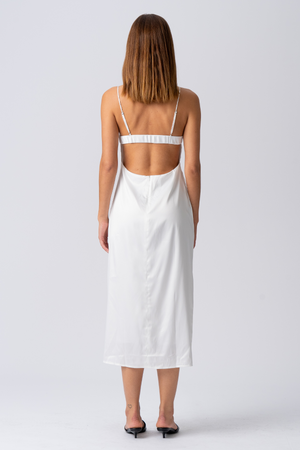 Elina Strap Dress - White