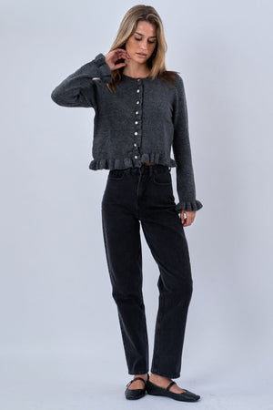 Flora Cardigan - Grey