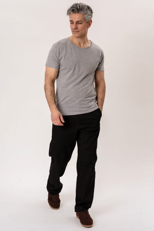 Gilus apvalus kaklas - šviesiai pilka