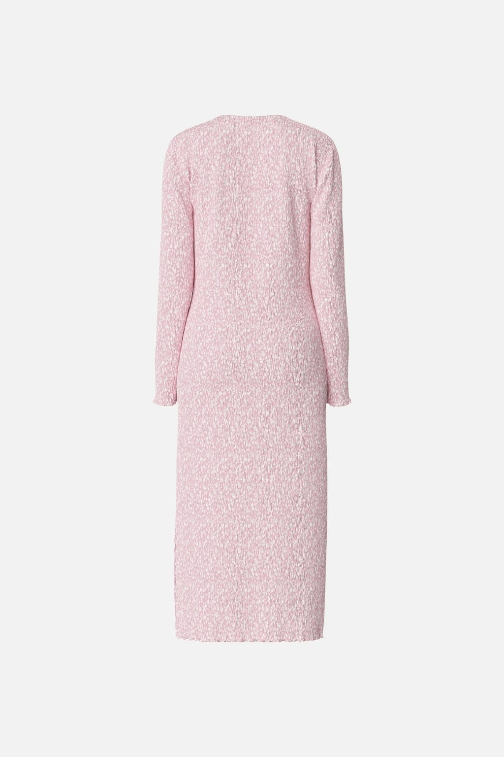 „Flora Midi“ suknelė - rožinė šaukšto šaukšto gėlė