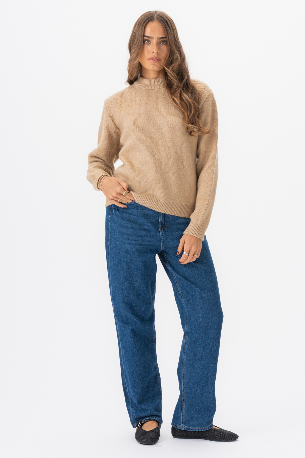 „Hazel Knit“ - smėlio spalvos