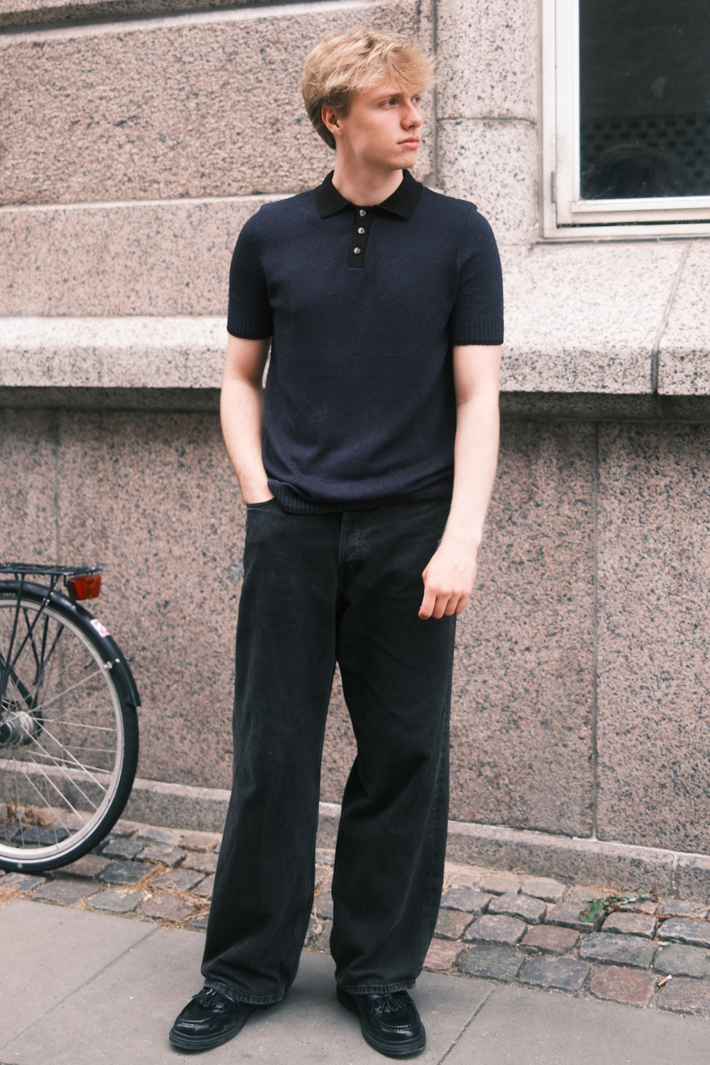 Megztas polo - karinis jūrų laivynas