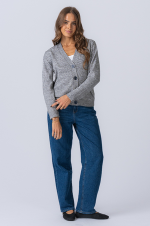 Megztas megztinis - šviesiai pilka melange