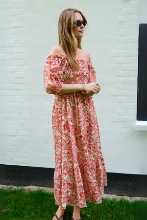 Lia suknelė - raudona