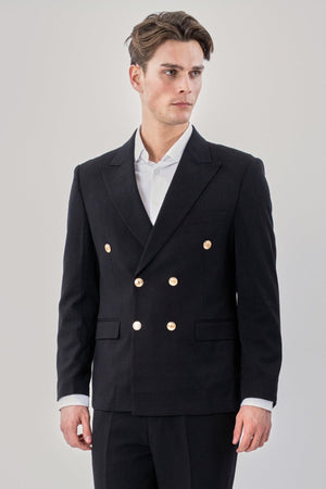 Klasikinis švarkas – juodas