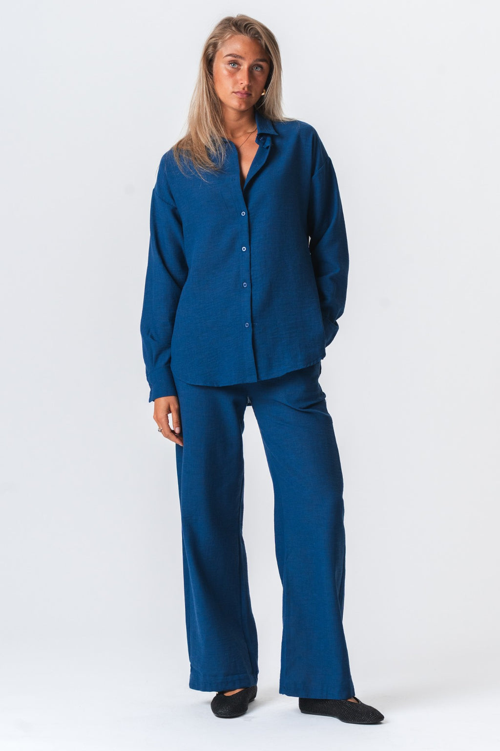 Lilly Pants + Lilly marškinėliai (karinis jūrų laivynas) - pakuotės sandoris