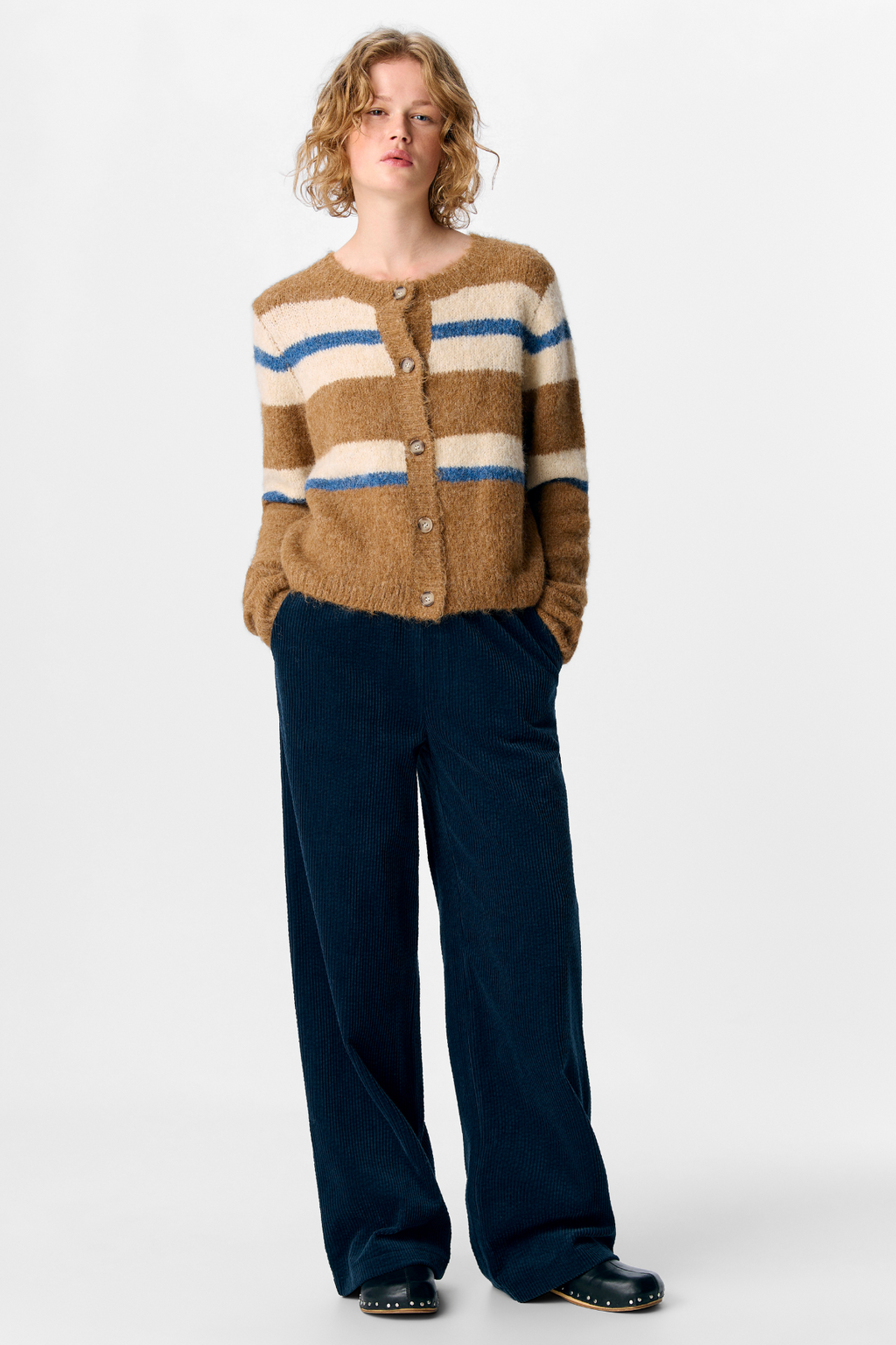 „Galia Knit Cardigan“ - Tannin melange