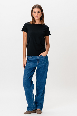 Basic Marškinėliai - juodi