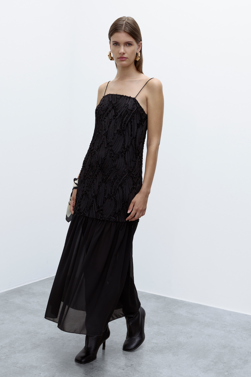 Suknelė Silla Strap - juoda