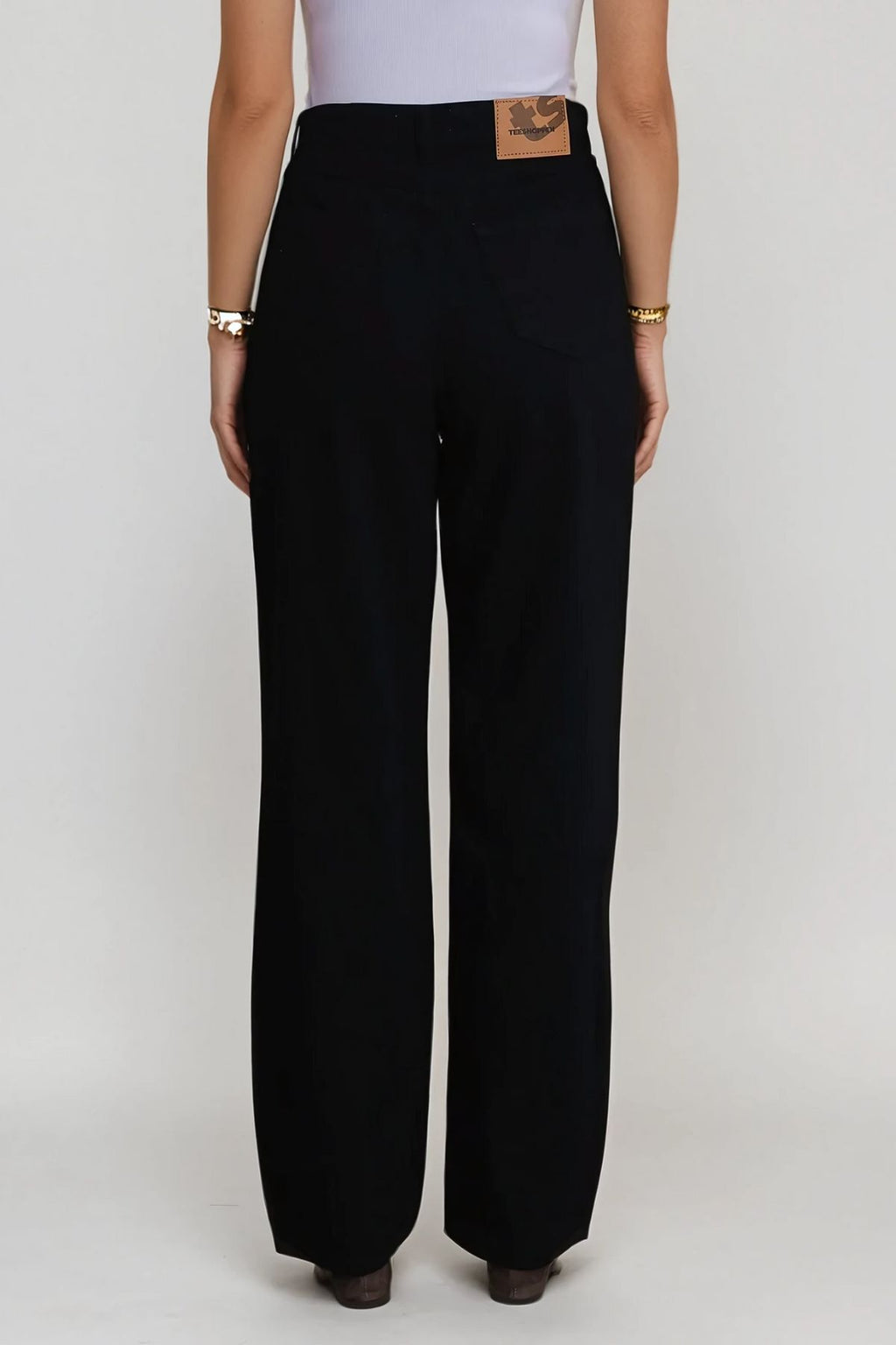 Nora Regular Džinsai - nuplauti juodai