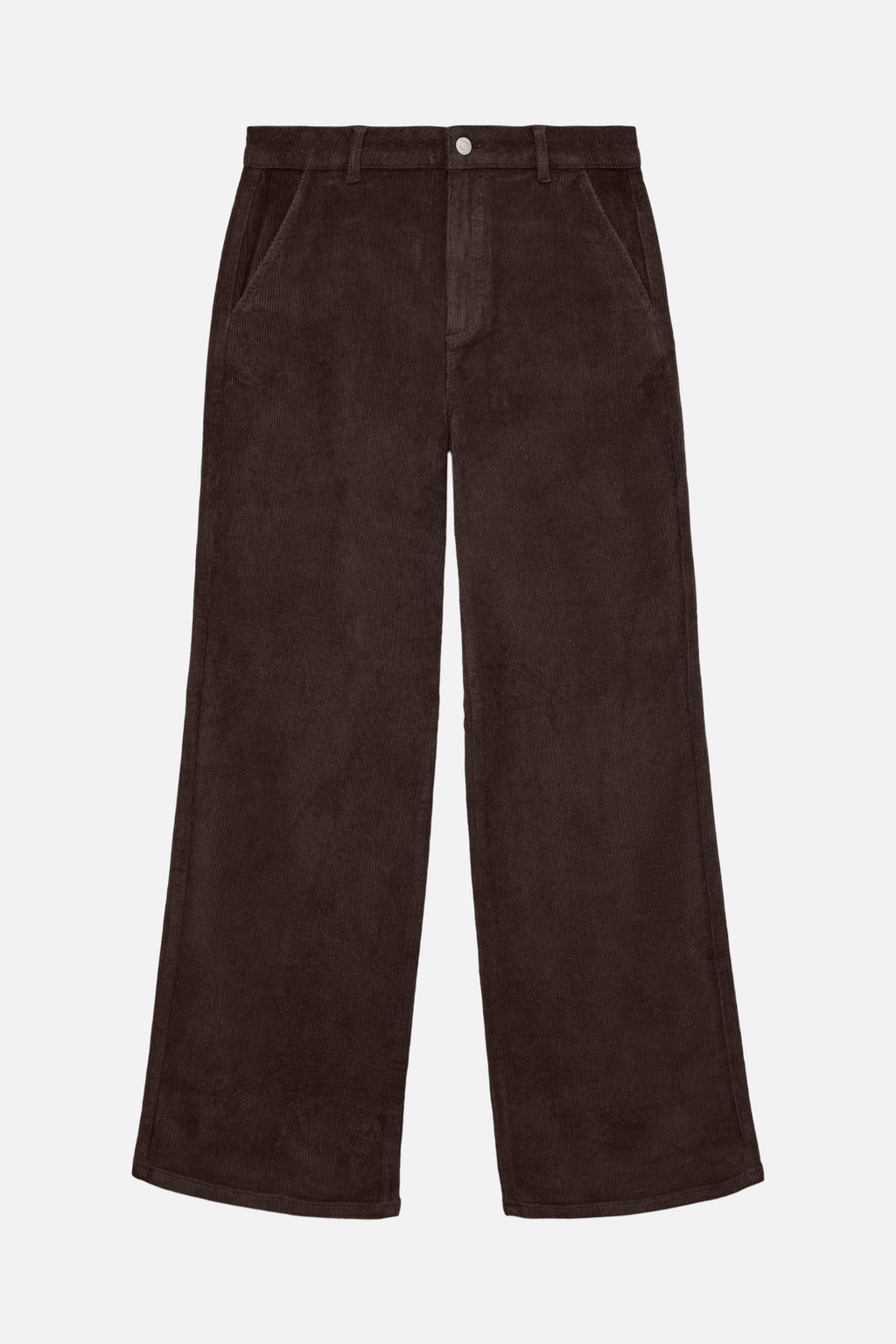 Margot Wide Corduroy Pants - Šokolado tortas