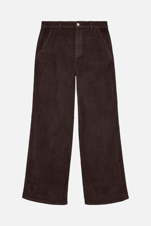 Margot Wide Corduroy Pants - Šokolado tortas
