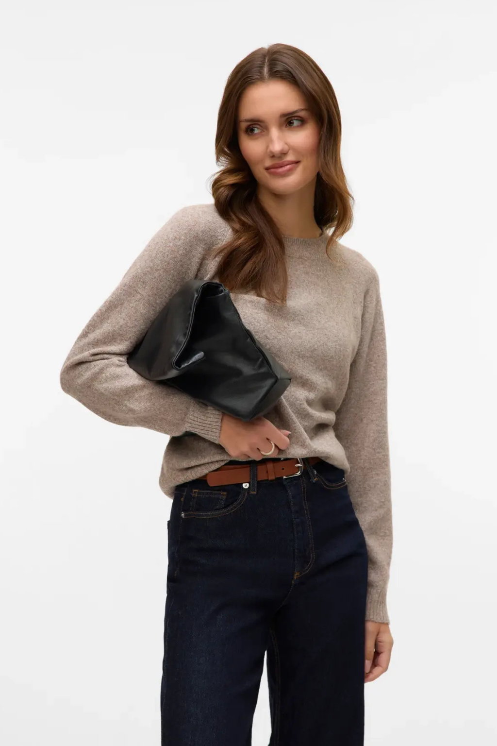 „Doffy“ palaidinė su „O-Neck“ – „Moon Rock Melange“.