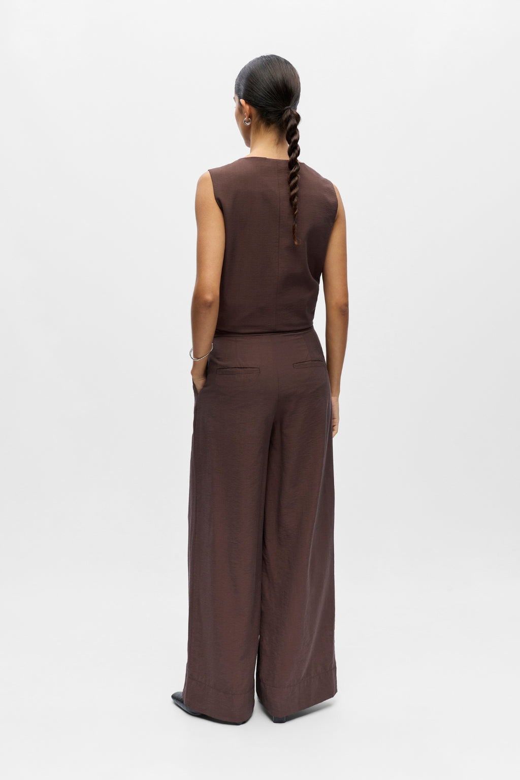 Isla Wide Pants - Brown