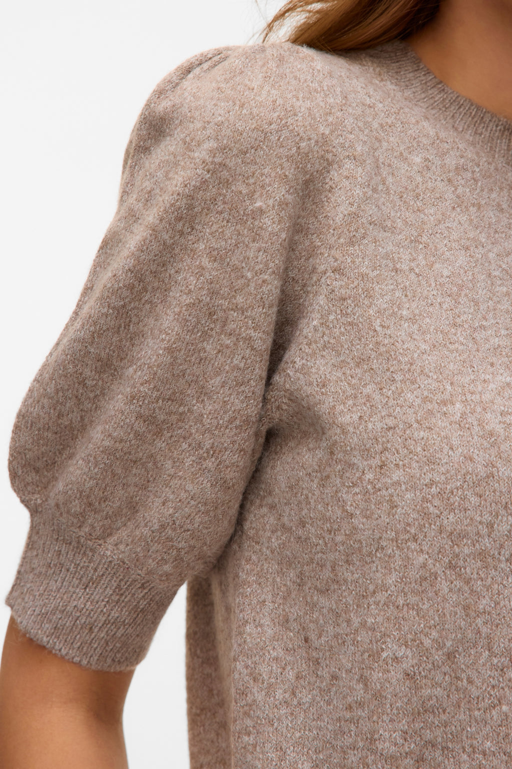 Doffy megztinis su O-Neck - Moon Rock Melange