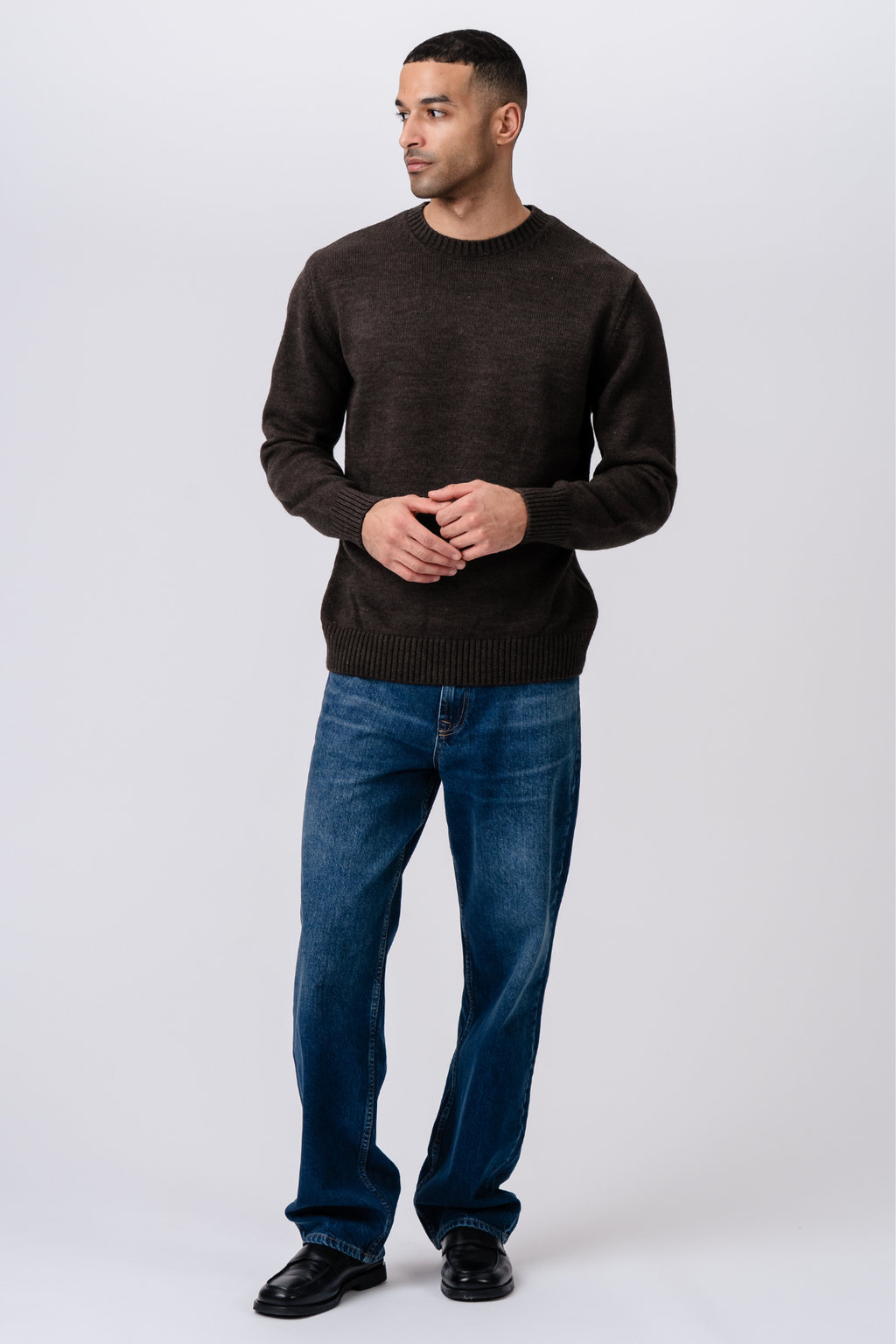 Easton Knit – tamsiai ruda