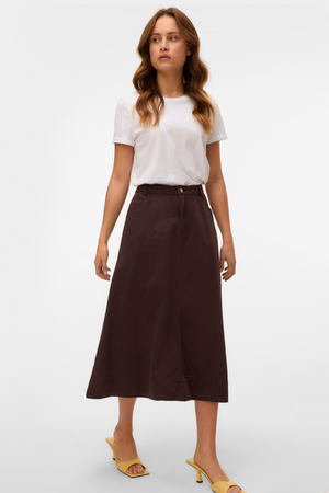 Filia spalvotas džinsinis sijonas - šokolado tortas