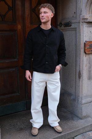 Viljamas Regular Džinsai – balti džinsai