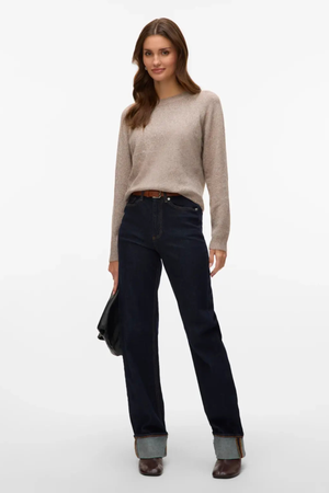 „Doffy“ palaidinė su „O-Neck“ – „Moon Rock Melange“.