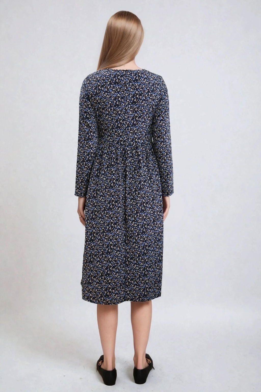 „Nadia Midi“ suknelė - juoda žiedinė