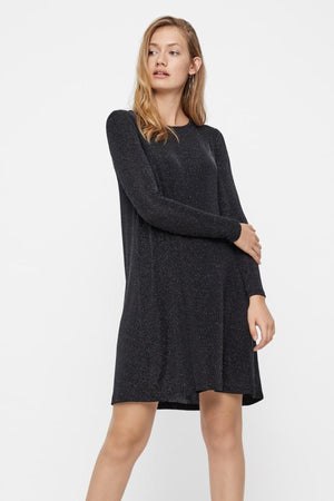 Sparkle mini suknelė - juoda