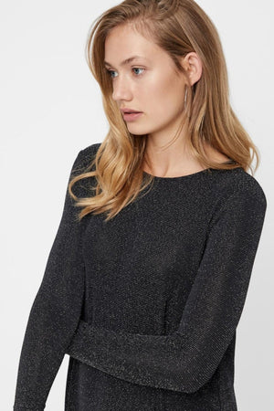 Sparkle mini suknelė - juoda