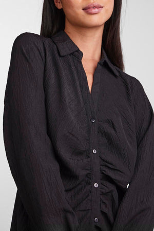 Anne Langærmet Kjole - Sort