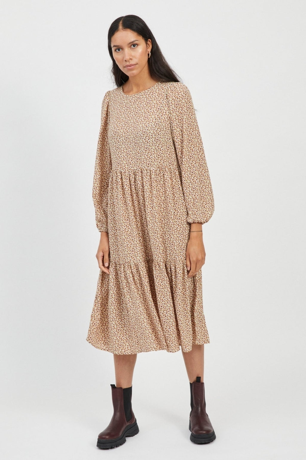 PALS gėlių suknelė - beržas