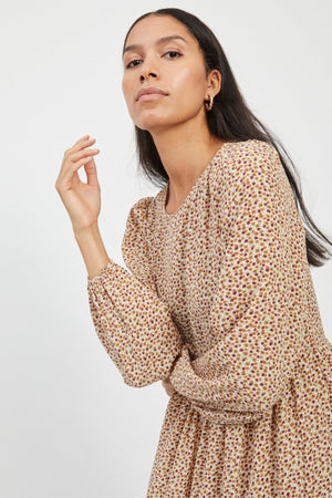 PALS gėlių suknelė - beržas