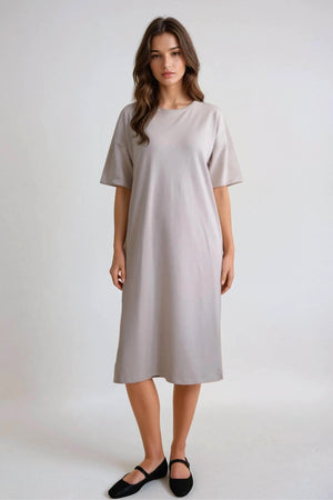 Onlavos suknelė - sidabrinis pamušalas