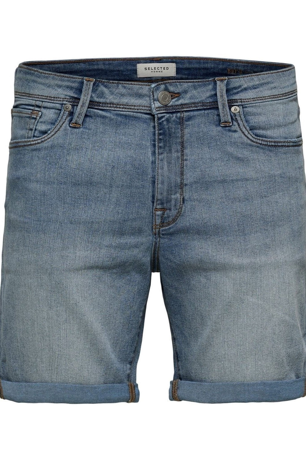 Aleksas Shorts - Džinsinis mėlynas