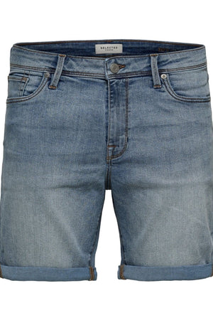 Aleksas Shorts - Džinsinis mėlynas