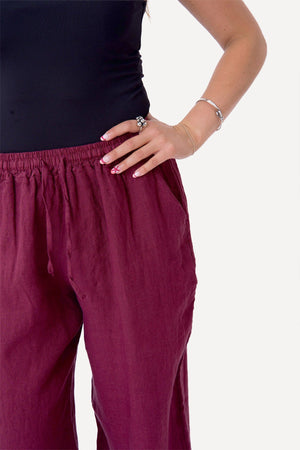 Astrida Lina Pants - Raudona