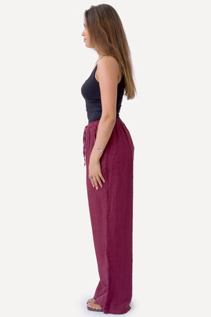 Astrida Lina Pants - Raudona