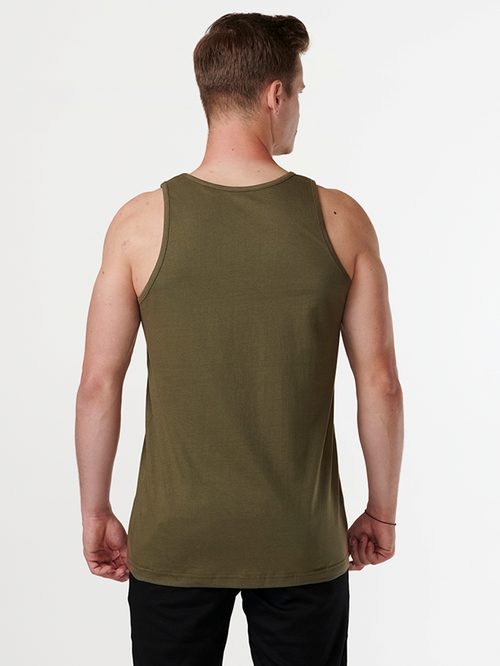 Basic Tanktop - Army Grøn - TeeShoppen - Grøn