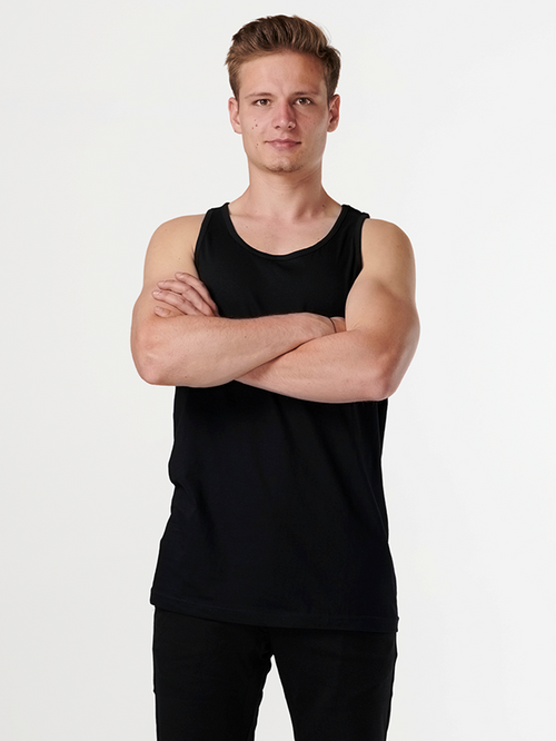 Basic Tanktop - Sort - TeeShoppen - Sort