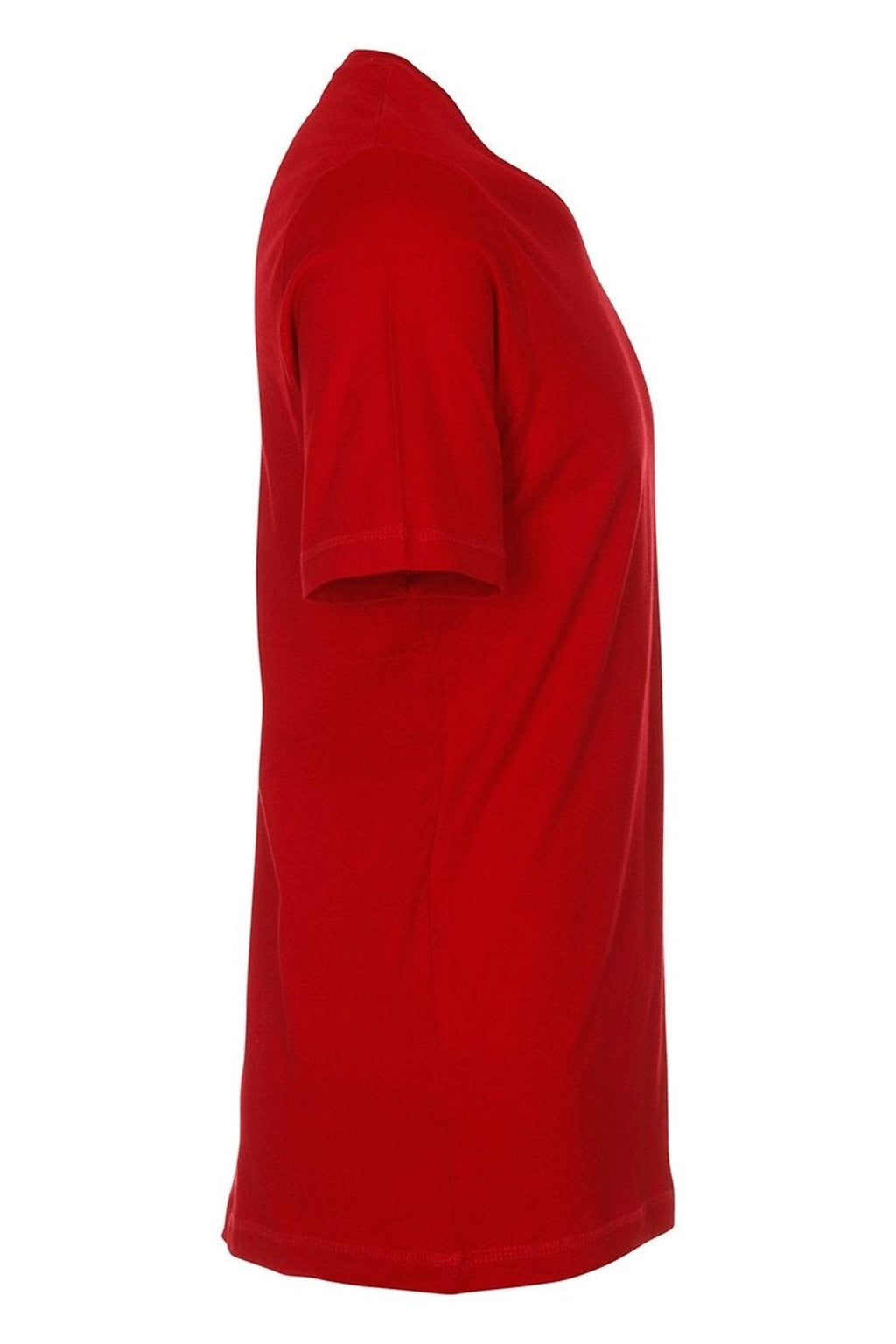 Basic Marškinėliai V formos iškirpte – raudoni