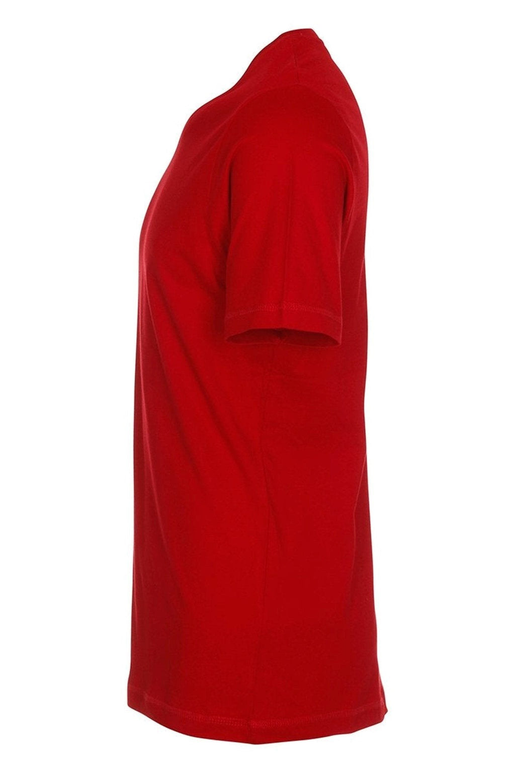 Basic Marškinėliai V formos iškirpte – raudoni