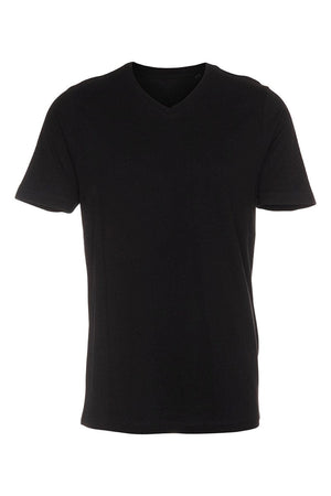 Basic V-neck t-shirt - Black