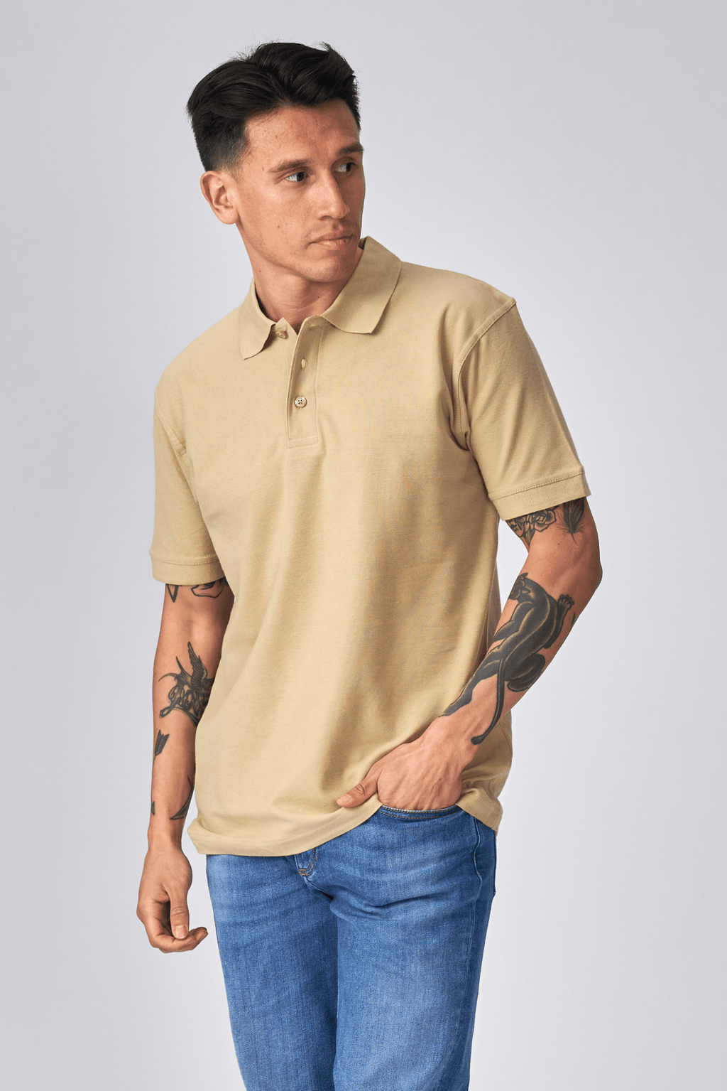 Basic Polo marškinėliai - Khaki