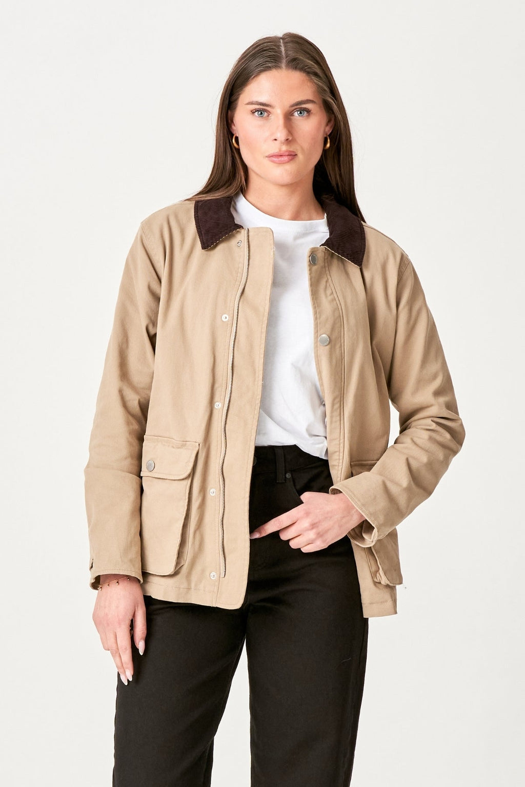 Twill Jacket - Dark Sand