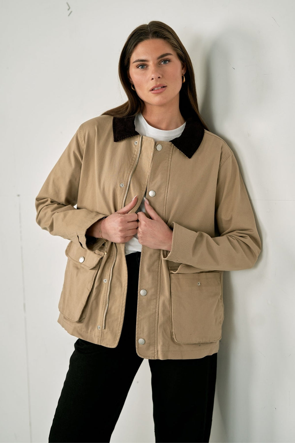Twill Jacket - Dark Sand