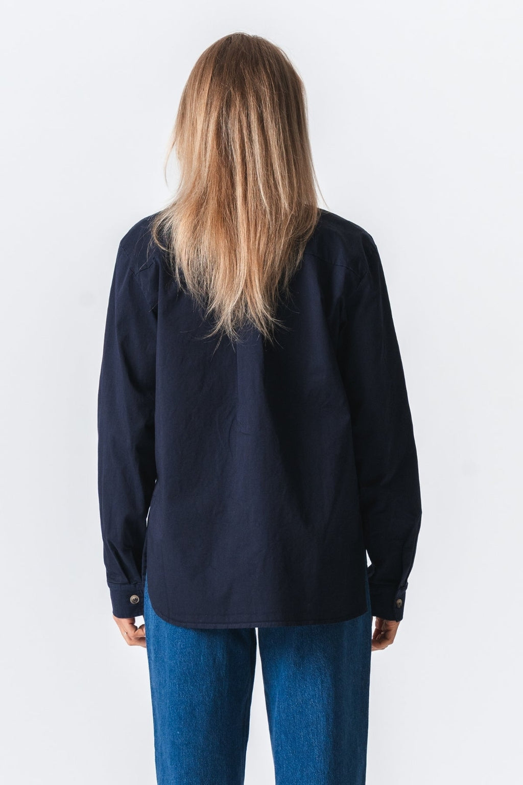 Amber Twill Shirt - Navy