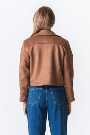 Nelly Short Jacket - Brown