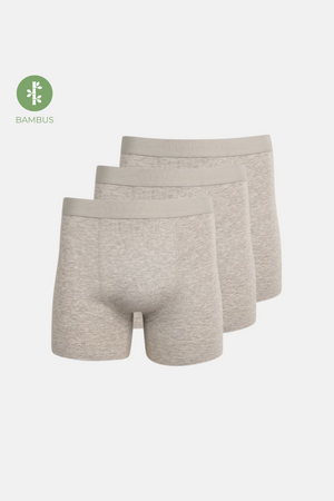 Performance Trunks Bamboo 3-Pack - Grey Melange